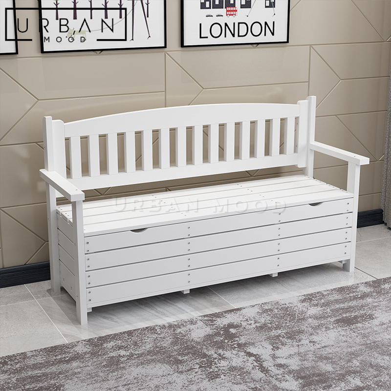 CLEMENS Cottage Storage Bench