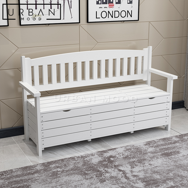 CLEMENS Cottage Storage Bench