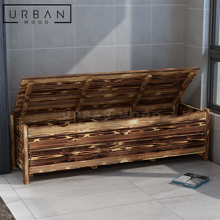 CLEMENS Cottage Storage Bench