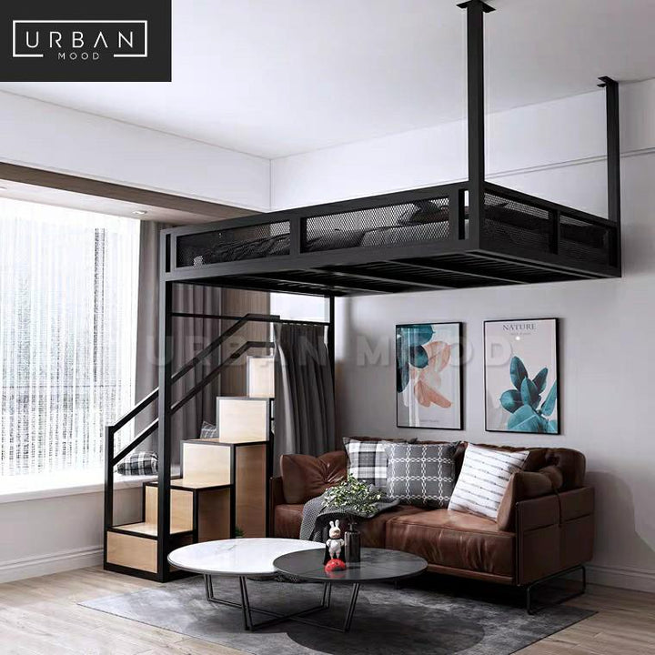 COBALT Industrial Loft Bed