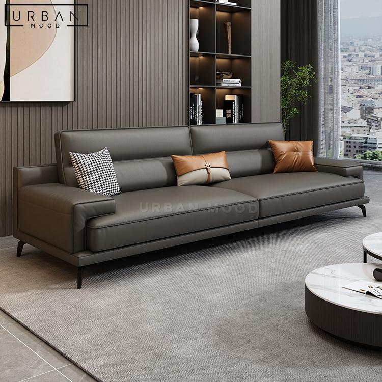 DEBEER Modern Leather Sofa