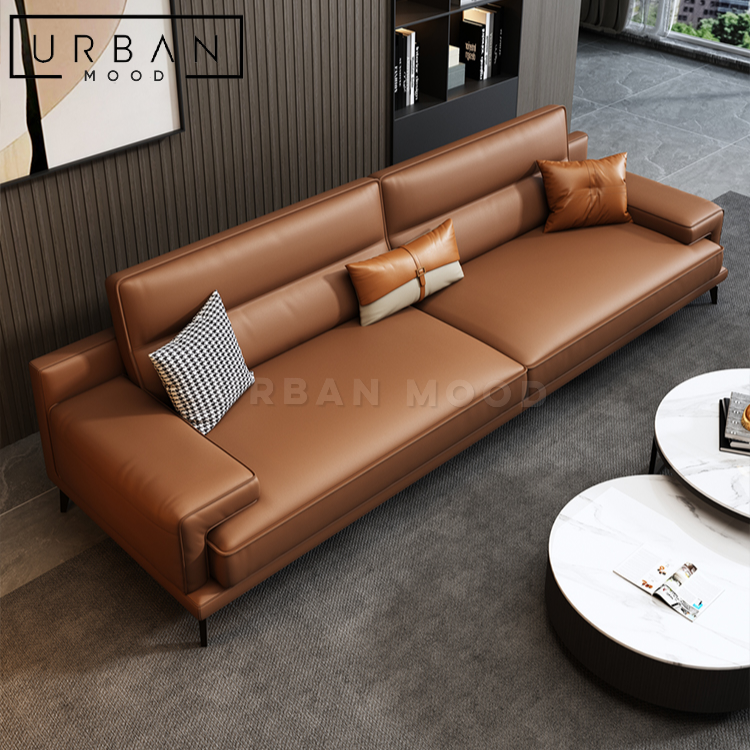 DEBEER Modern Leather Sofa