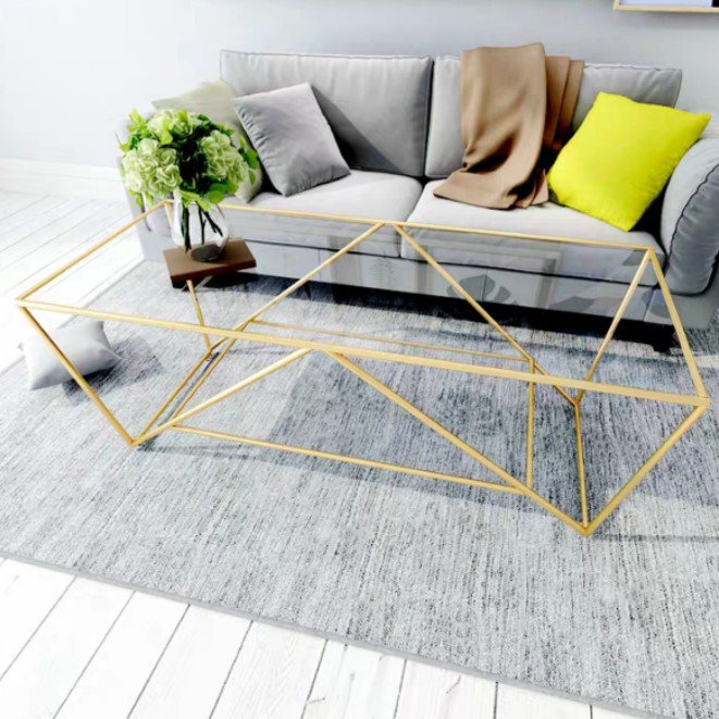 DELTA Minimalist Glass Coffee Table