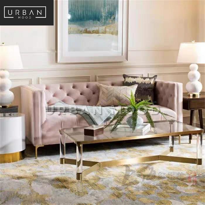 DIANNE French Velvet Tufted Sofa