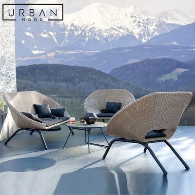 ENTHRAL Modern Rattan Outdoor Sofa