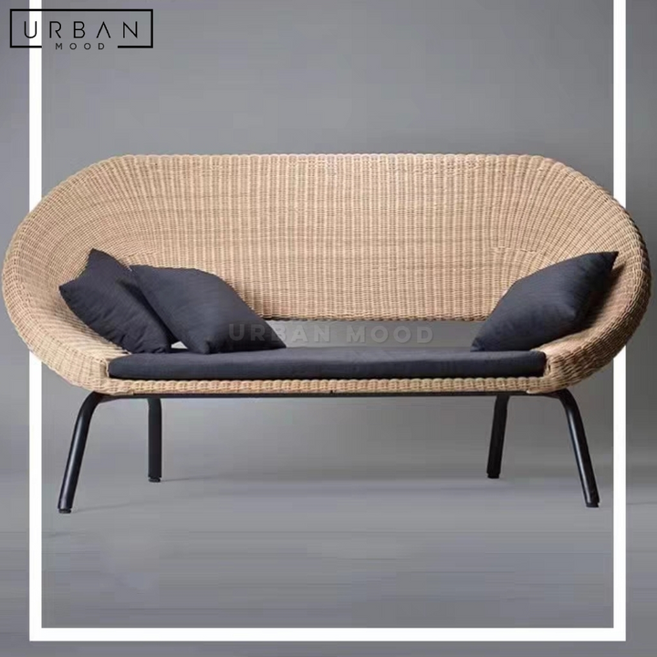 ENTHRAL Modern Rattan Outdoor Sofa