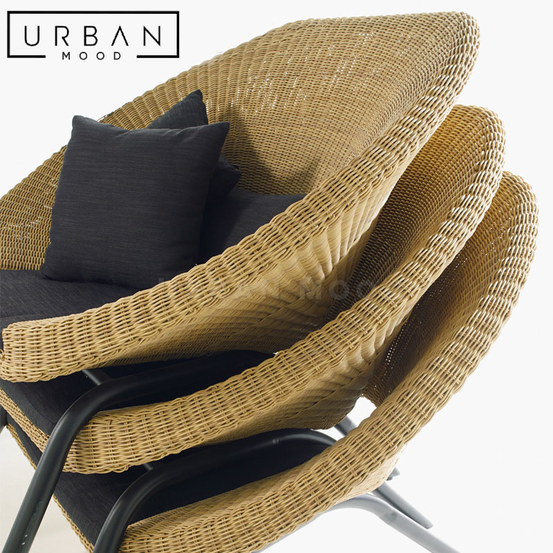 ENTHRAL Modern Rattan Outdoor Sofa