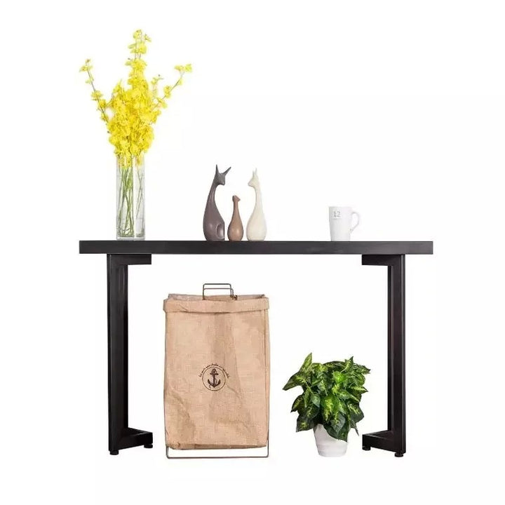 FABIUS Rustic Solid Wood Hallway Console