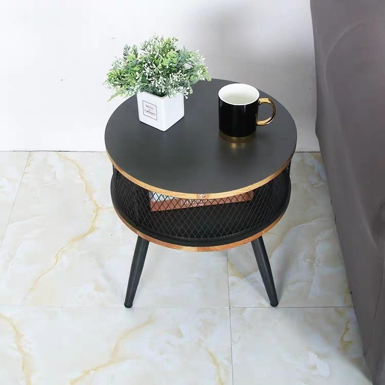 FELIX Industrial Mesh Round Side Table