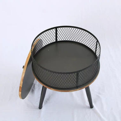 FELIX Industrial Mesh Round Side Table