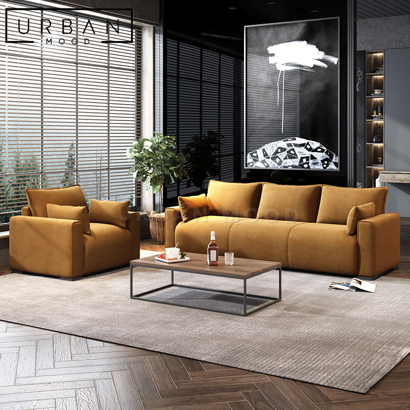 FINESS Modern Leathaire Sofa