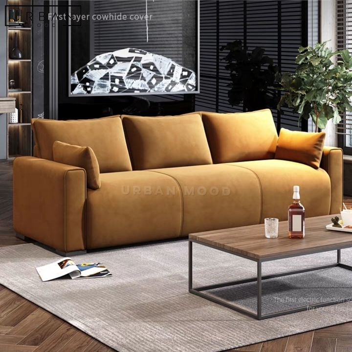 FINESS Modern Leathaire Sofa