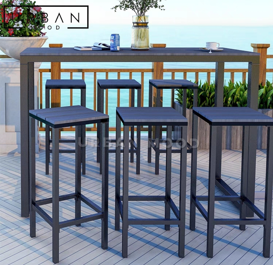 FOLIAGE Modern Outdoor Bar Table & Chairs