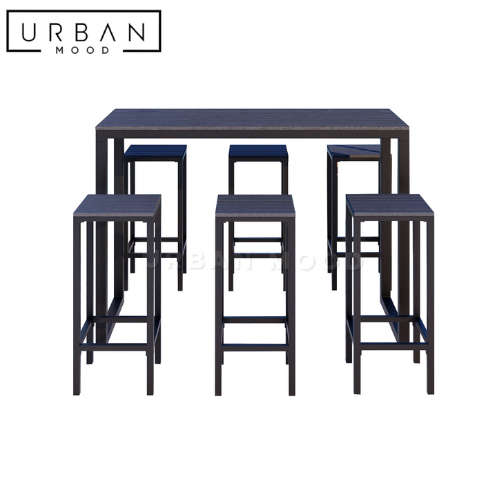 FOLIAGE Modern Outdoor Bar Table & Chairs