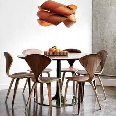 HAGEN Postmodern Walnut Dining / Bar Chair