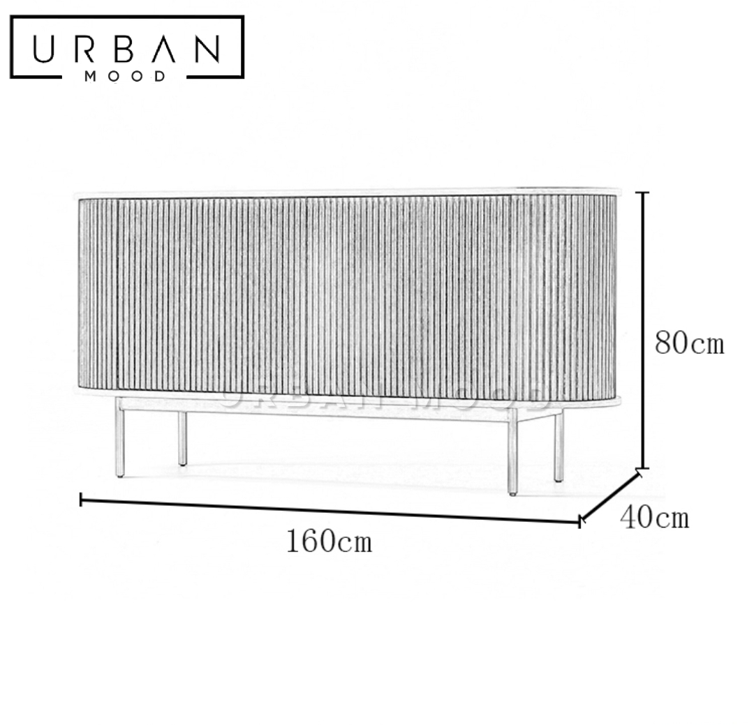 HANSELL Modern Solid Wood Sideboard