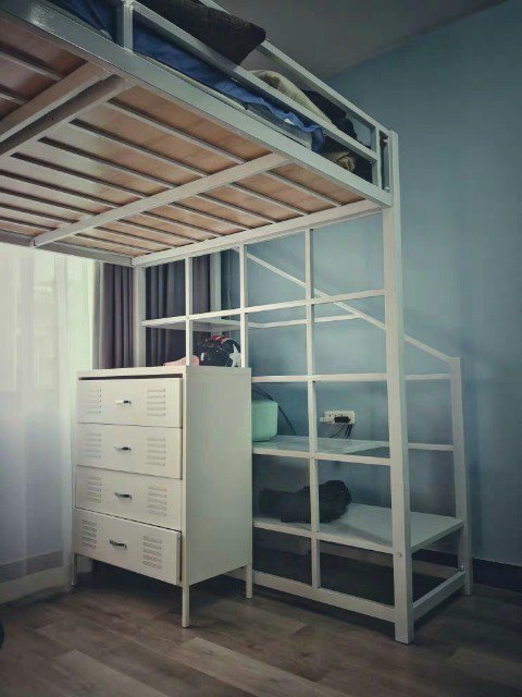 HAVEN Loft Bedframe with Study