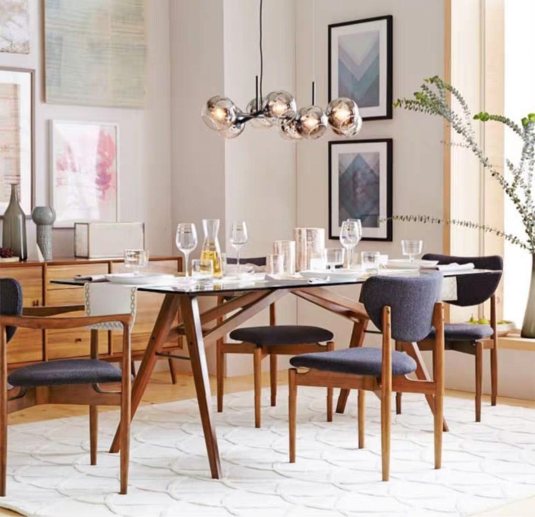 HERVE Mixed Element Dining Table