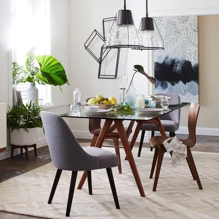 HERVE Mixed Element Dining Table