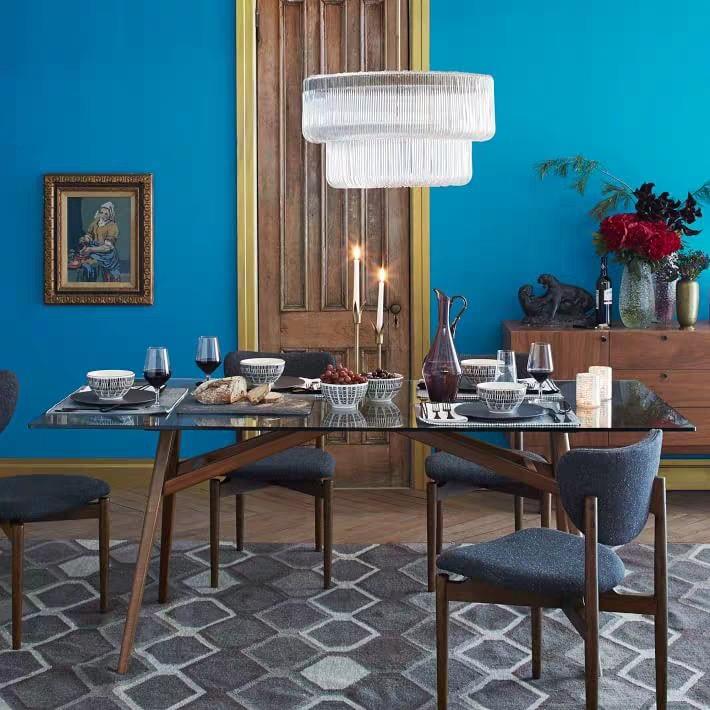 HERVE Mixed Element Dining Table