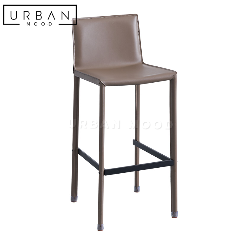 HYPE Modern Leather Bar Stool