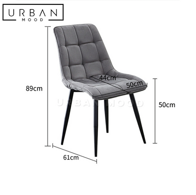 IBIZA Modern Velvet Dining Chair