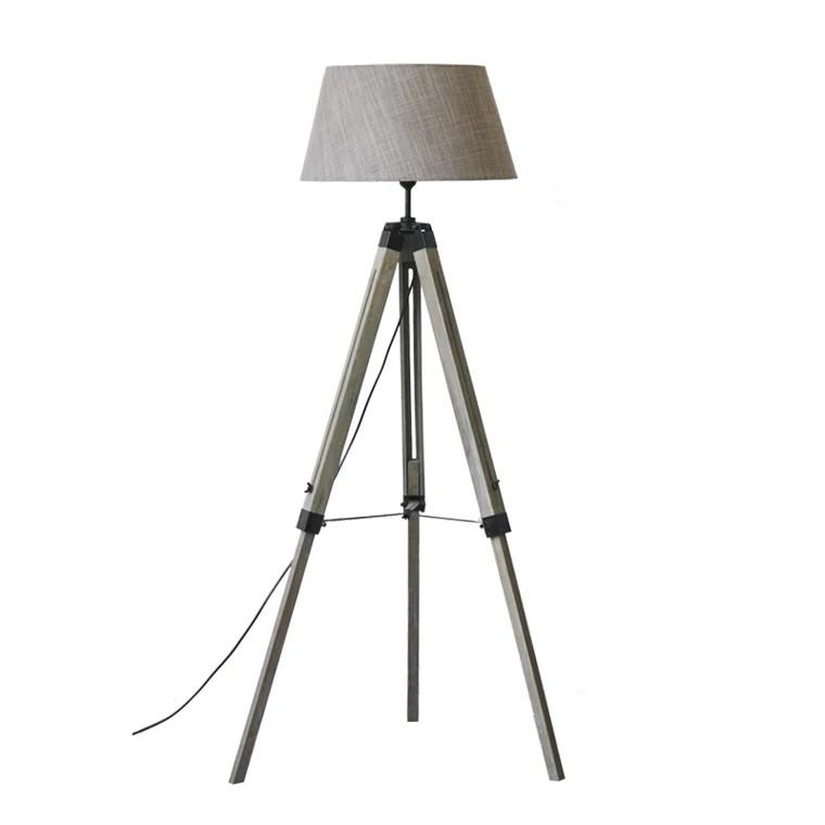 JIREH Rustic Tripod Standing Lamp