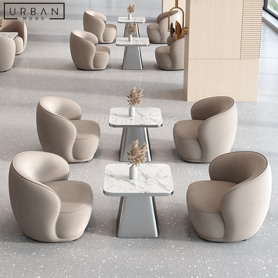 LATTE Modern Marble Table & Chair