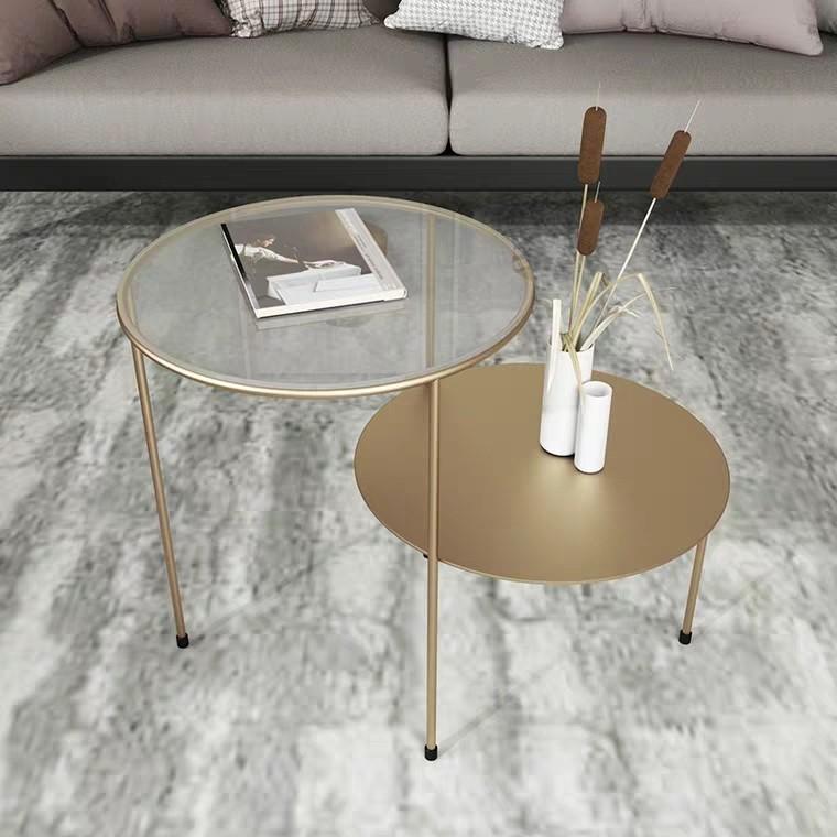 LEIGH Minimalist Wireframe Accent Side Table