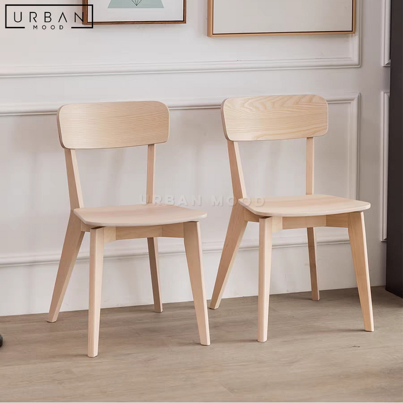 LOCALE Scandinavian Solid Wood Dining Chair