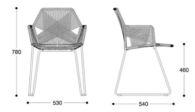 MARCUS Modern Outdoor Rattan Chair