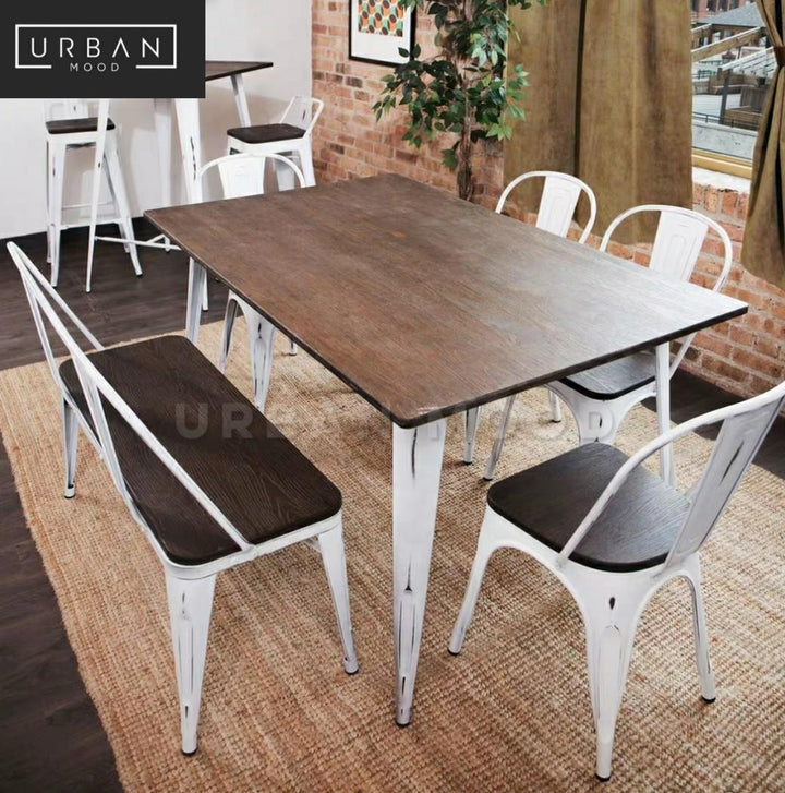 MEDIAN Industrial Tolix Dining Bench