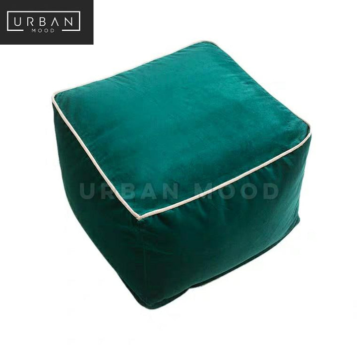 MIAMI Modern Velvet Pouf