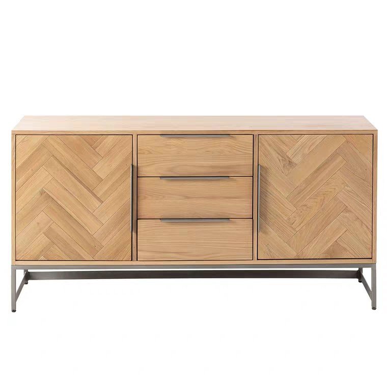 MOSS Rustic Herringbone Sideboard