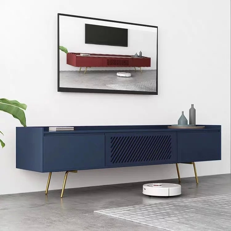 NAVER Modern Industrial TV Console