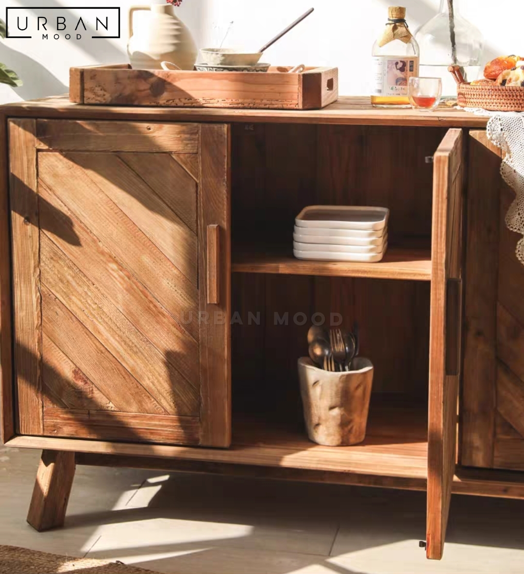 NORFOLK Rustic Solid Wood Sideboard