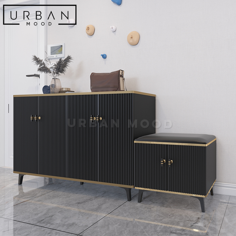 PARKE Modern Shoe Cabinet & Hall Tree