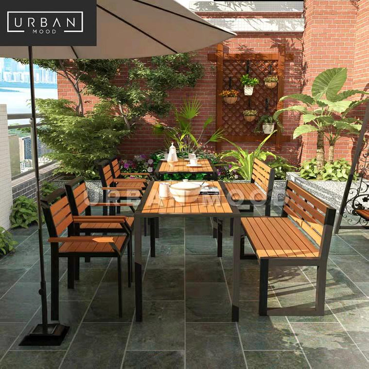 PICKET Modern Outdoor Table & Chairs