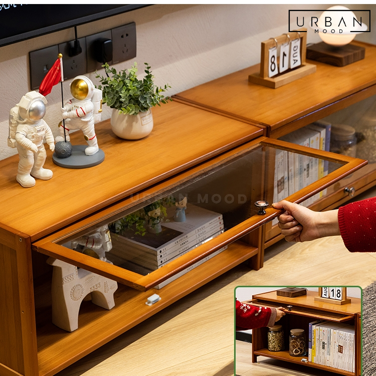 RAVIN Rustic Modular TV Console – Urban Mood
