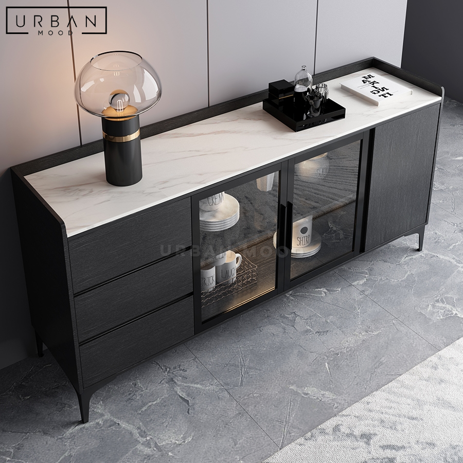 STUCCO Modern Sintered Stone Sideboard