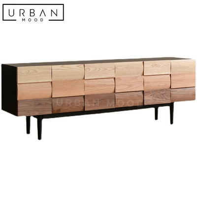 SUNSET Contemporary Solid Wood Sideboard