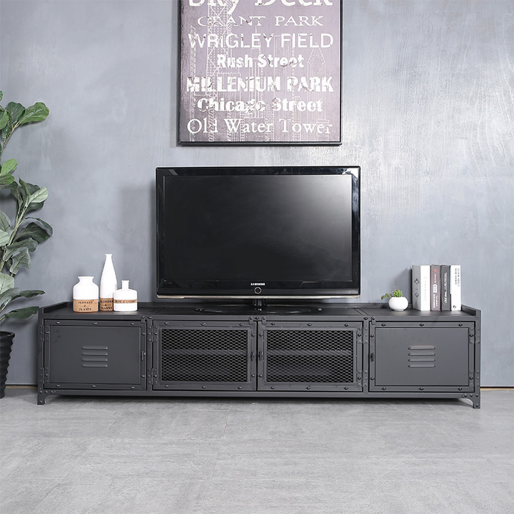 CULLEN Modern Industrial Metal TV Cabinet