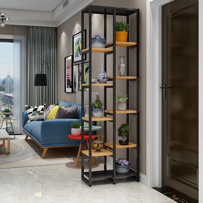 DAVINA Tall Modern Industrial Display Shelf