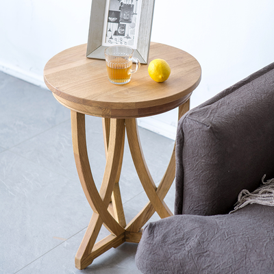 SHELFORD Modern Solid Wood Side Table