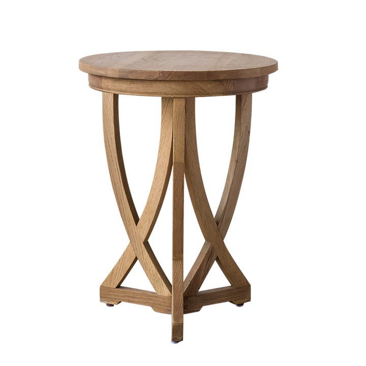 SHELFORD Modern Solid Wood Side Table
