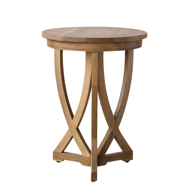 SHELFORD Modern Solid Wood Side Table
