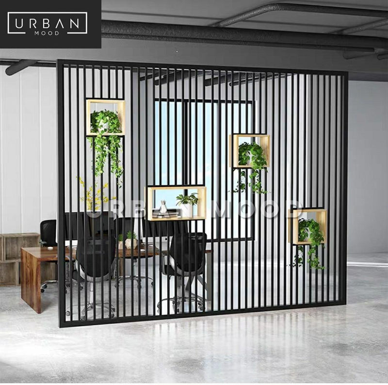Illustration of Modern Industrial Nursery Room Divider Styles
