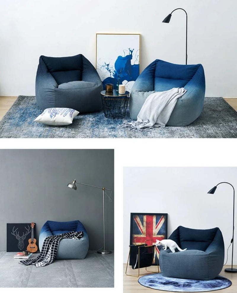 (Clearance) TUSCAN Ombre Denim Lazy Boy Armchair