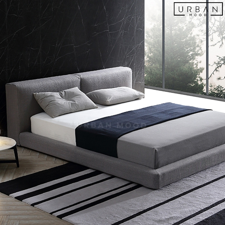 VARIS Modern Fabric Platform Bedframe