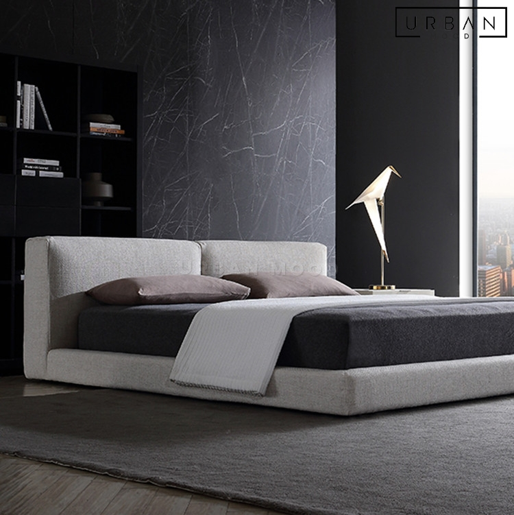 VARIS Modern Fabric Platform Bedframe